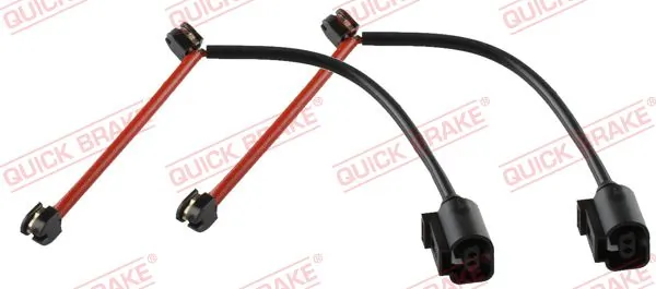 Warning Contact, brake pad wear